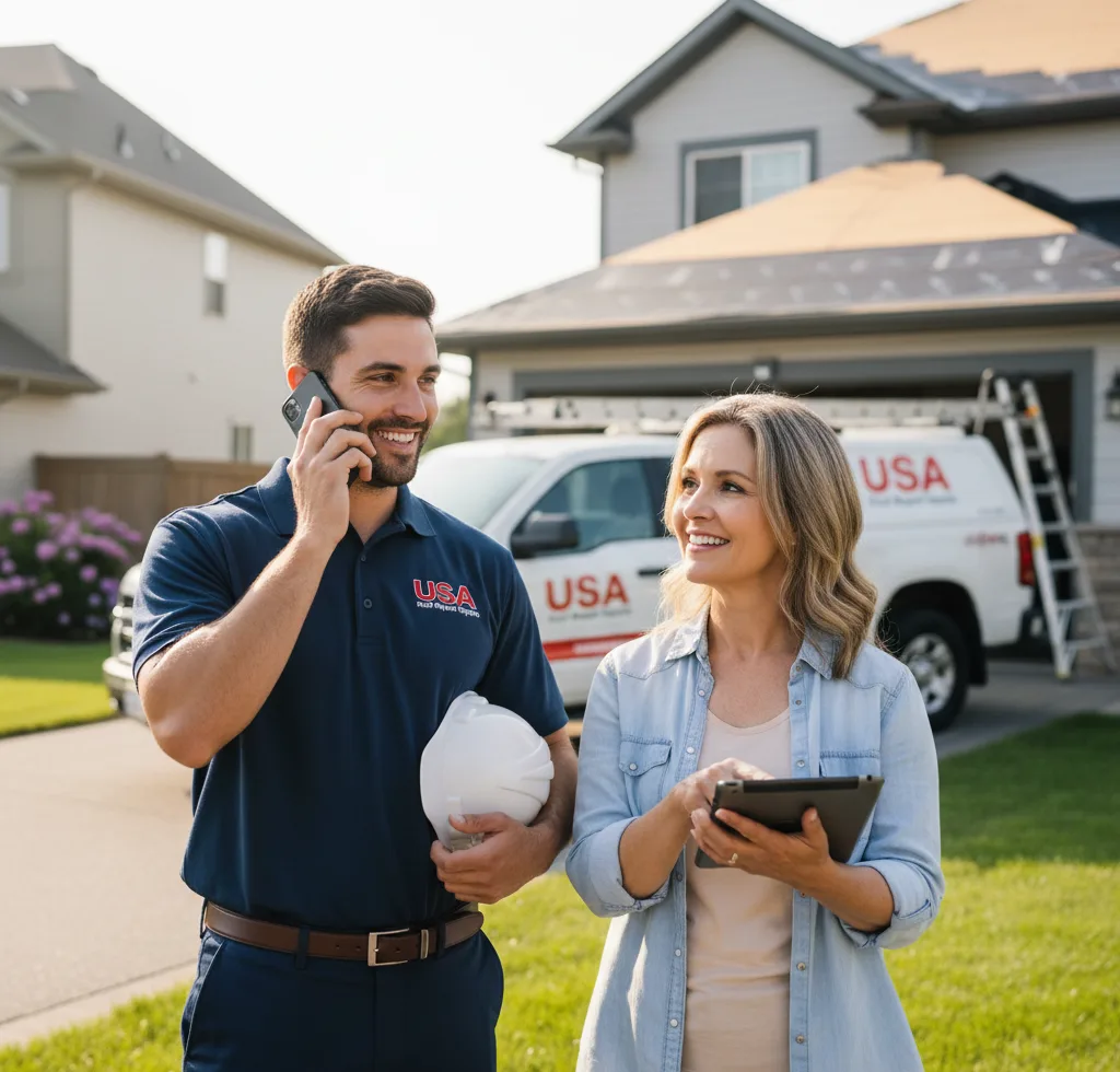 USA Roof Repair Experts customer support in Georgetown